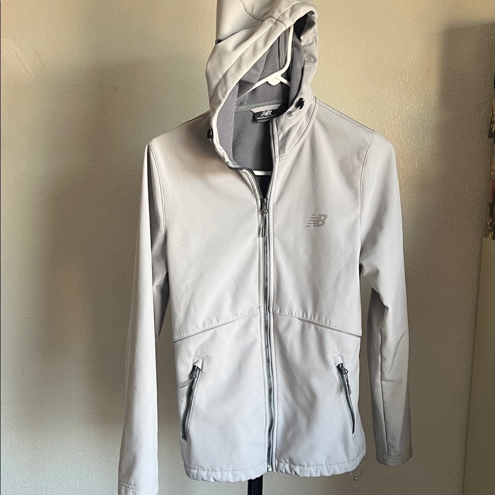 New Balance Gray Hooded Jacket
